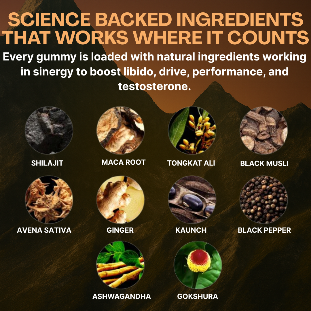 10-in 1 Alpha Shilajit Gummies