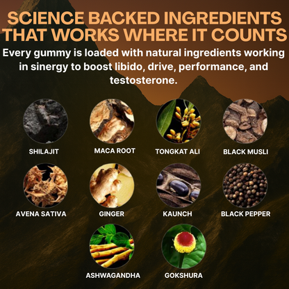 10-in 1 Alpha Shilajit Gummies